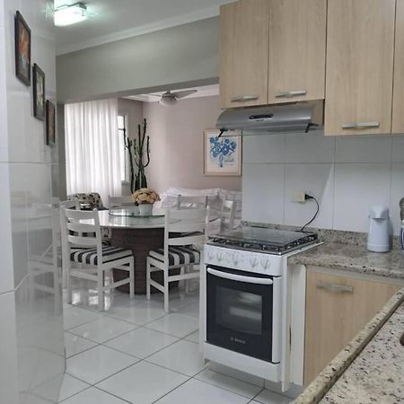 Apartamento completo na calçada da praia Lejlighed Guarujá Eksteriør billede