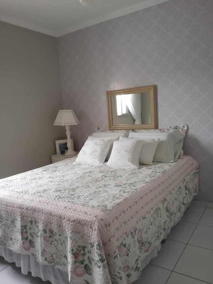 Apartamento completo na calçada da praia Lejlighed Guarujá Eksteriør billede