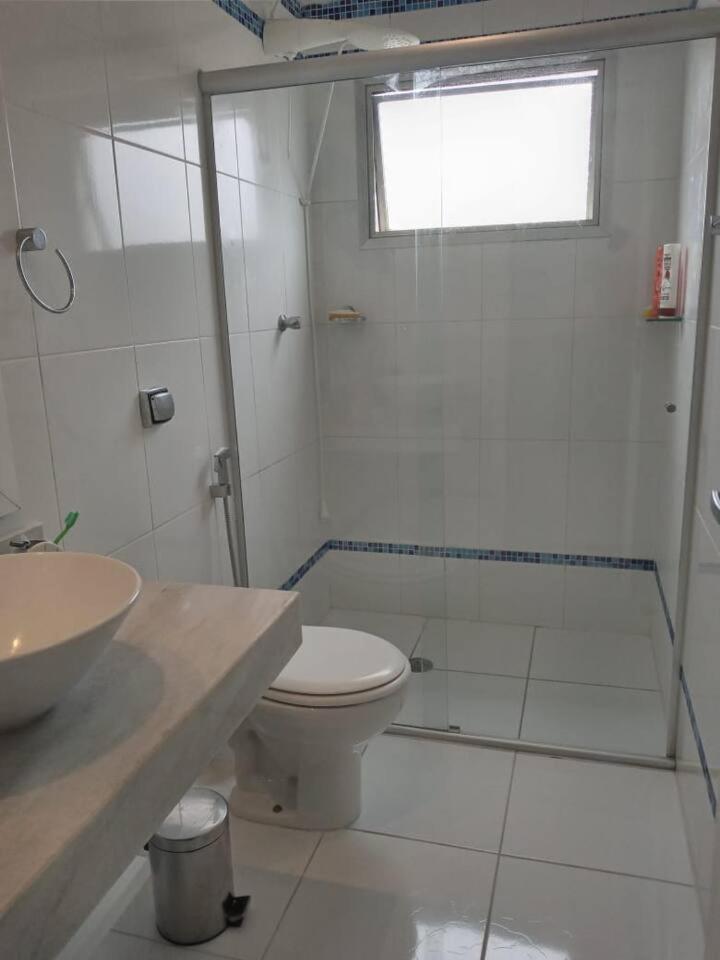 Apartamento completo na calçada da praia Lejlighed Guarujá Eksteriør billede